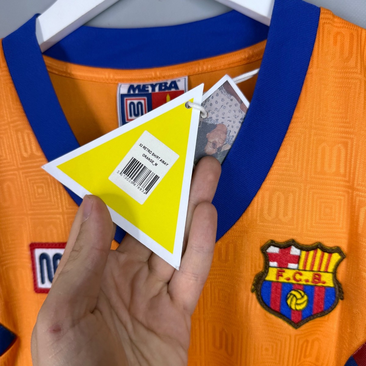 Maillot rétro extérieur du FC Barcelone 1992-95 – Fútbol Club Vintage