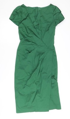 Jasper Conran Damen grün Etuikleid Größe 8