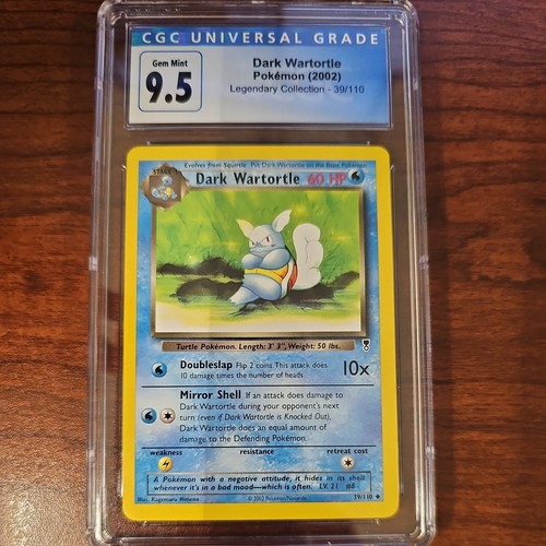 Dark Wartortle graded CGC 9.5 for sale on eBay