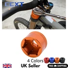 26/28/32mm Fork Top Cap Tool Aluminum Alloy Bike Flat Socket Tool NEW UK