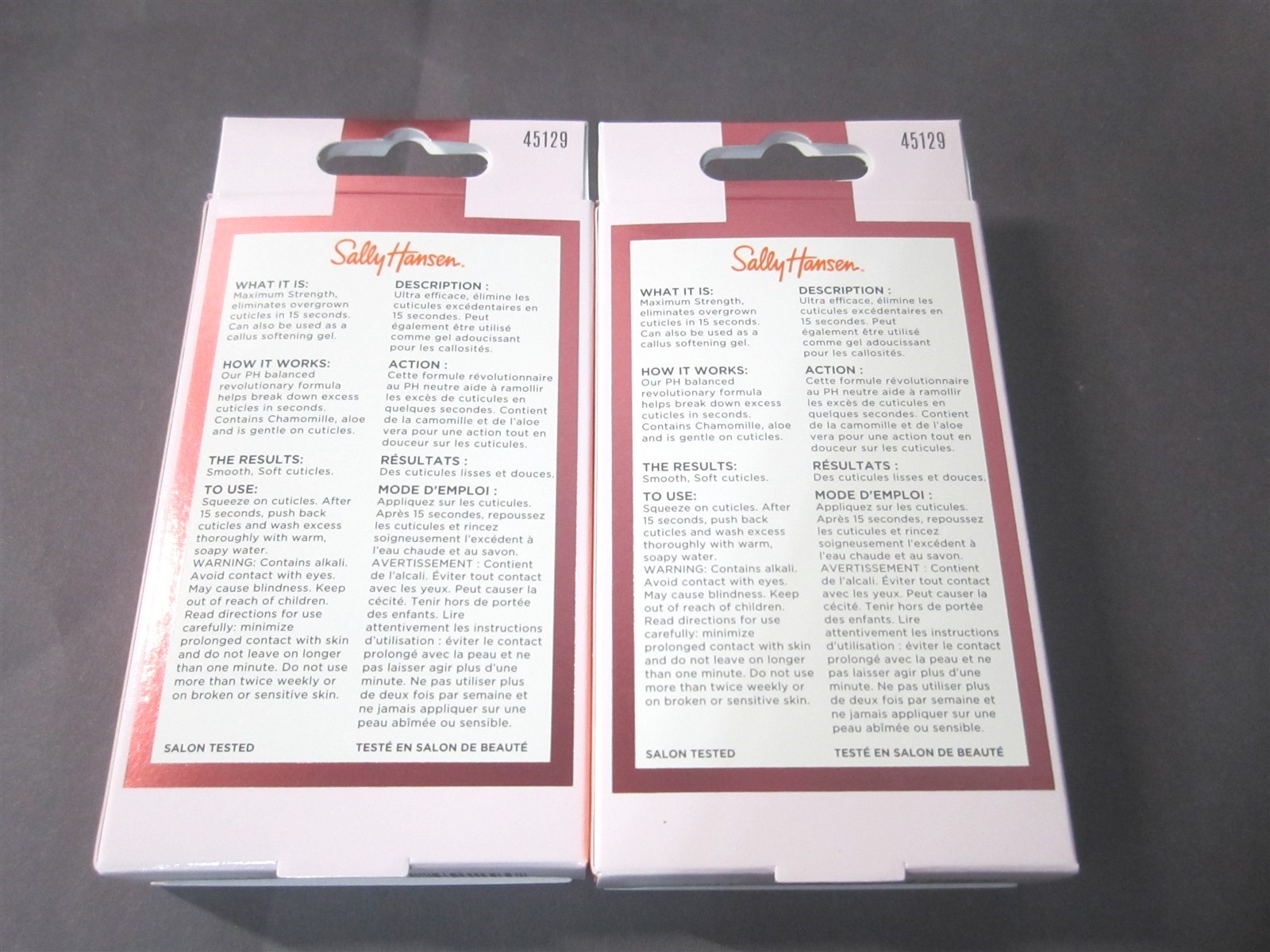 Sally Hansen Instant Cuticle Remover Nail Treatment - Lot of 2