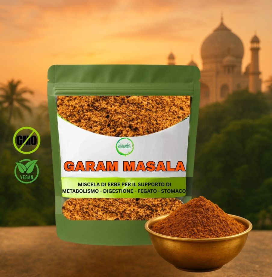 GARAM MASALA 500 gr Supporto a Fegato Digestione Intestino
