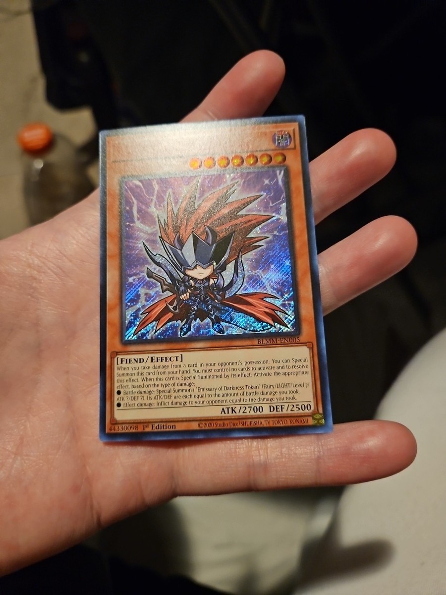 misprint no name Gorz the Emissary of Darkness BLMM-EN005 yugioh