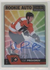 2016 O-Pee-Chee Platinum Rookie Rainbow Color Wheel Ivan Provorov #R-IP Auto k2t