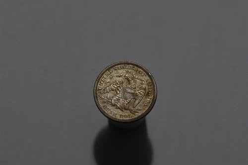 🧭 🇺🇸 USA SUPER QUARTER 1872 SEATED LIBERTY LOVELY TONING B94 #6570