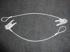 12 WOLF FANG EARTH ANCHOR'S 12" 3/32 HEAVY DUTY TRAPPING WOLF FANG EARTH ANCHOR