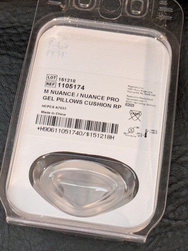 Philips Respironics Nuance Pro Nasen Gel Kissen 1105174 M Neu - Bild 3 von 3
