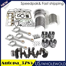 N46B20 Engine Overhaul Rebuild Kit Crankshaft Pistons Rings 11217516040 for BMW