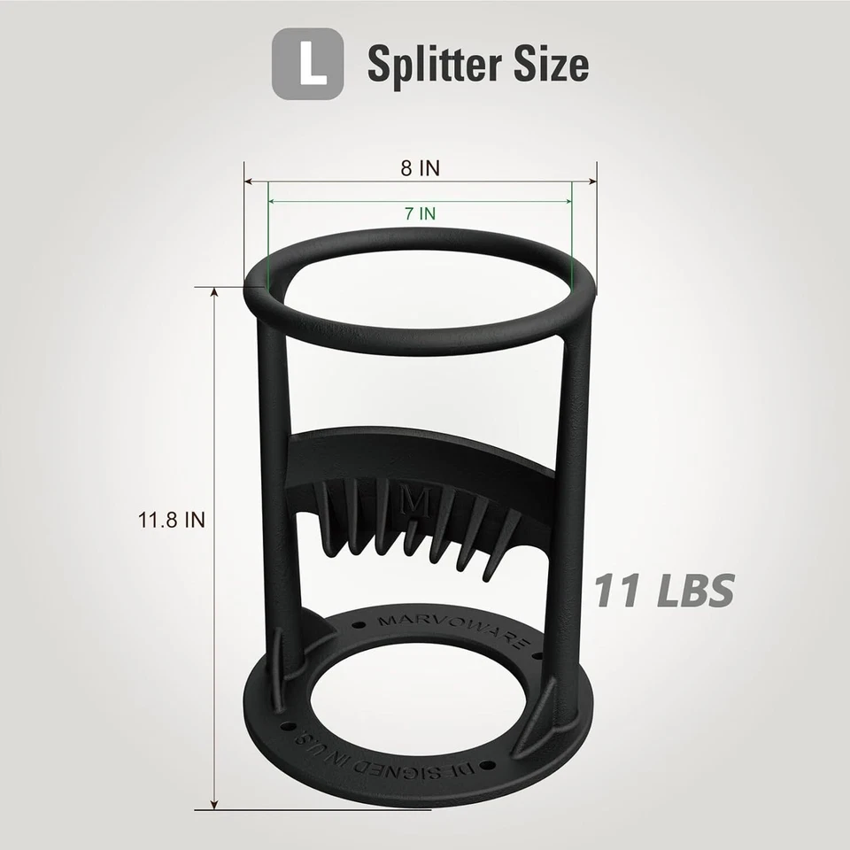 7"Heavy Duty Wood Splitter with Diameter 8",11 lbs Manual Log Splitter Cast-iron - Image 2 of 4