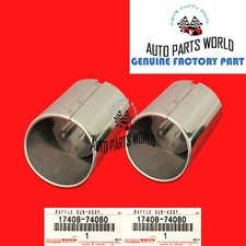 GENUINE TOYOTA AVALON SOLARA LS430 GX460 GS430 GS300 EXHAUST TAILPIPE TIP SET