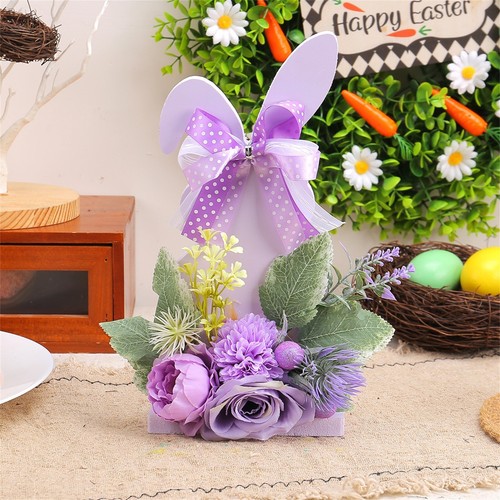 Easter Cartoon Bunny Easter Egg Desktop Decoration