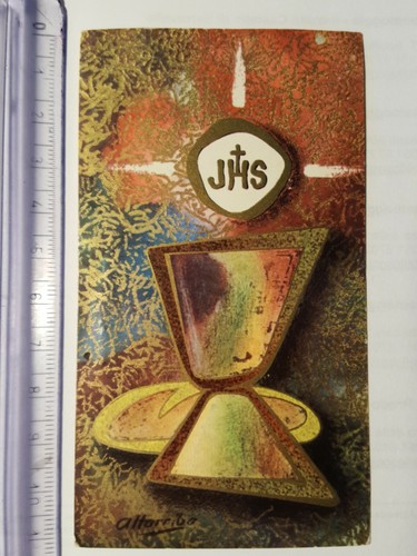 Santino Holy Card Ordinazione sacerdotale Prima Messa Salerno 1967 (GT1173) ^ - Imagen 1 de 2