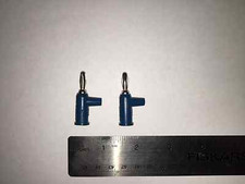 POMONA ELECTRONICS 1825-6 BANANA PLUGS BLUE (PK of 2) 