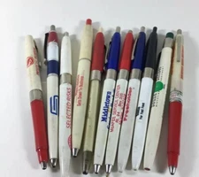 Vintage Promo Pens Middletown Savings Mcafee Service Center Sound Scriber Hun