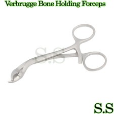 Verbrugge Bone Holding Forceps 10.75  Jaws 10.5mm Veterinary Surgical Tools