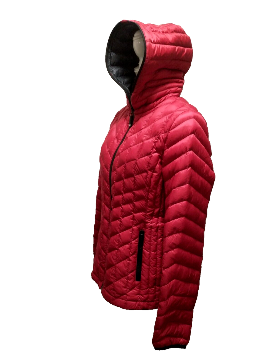HFX Halifax Performance Apparel Red Hooded 90% Down Quilted Puffer Jacket M