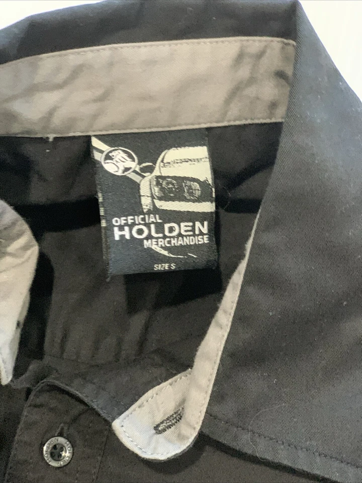 Camisa con botones Holden Commodore SS 6,0 LITROS color negro talla pequeña para hombre Foto 4 de 4