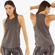 KORAL Aerate Netz Tank in Lead Racerback Breezy Size L