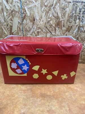 Tupperware Tupper Toys - Carry Case/Storage Vintage- Large Bag - Red