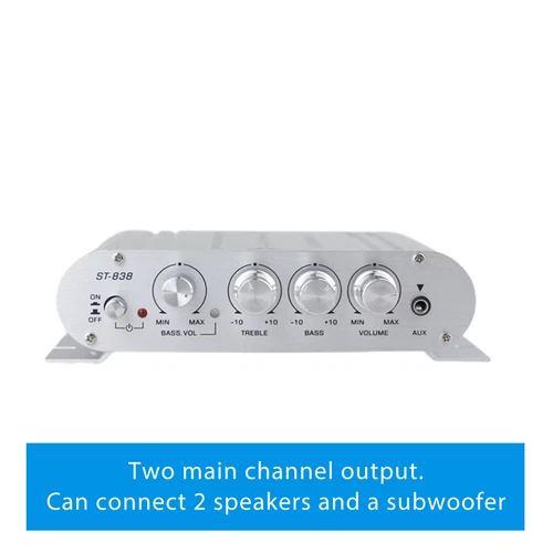 2.1 Channels 400W Hi-Fi Auto Stereo 12V Car Audio Amplifier MP3 Radio Verstärker - Bild 3 von 12