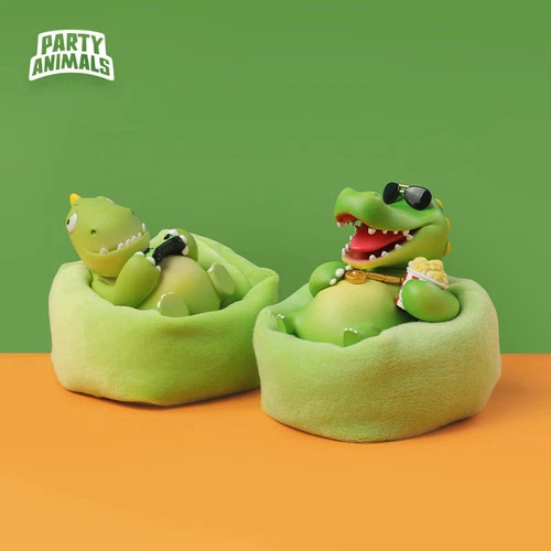 Party Animals 8cm/3.1-Inch Beanbag Figurines Bat Choro Q Adorable Pet Game Goods - Picture 4 of 20