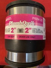 Fernco P1056-22 PLUMBQWIK Connector For Sewers and Drains 2" To 2". A52