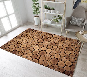 Rustic Tree Stump Area Rugs Living Room Floor Rug Bedroom Carpet