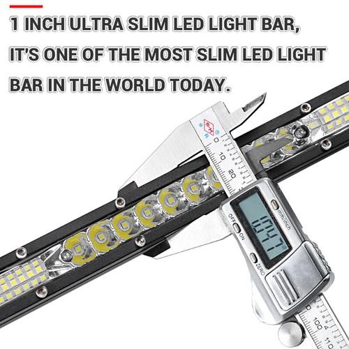 10inch Slim LED Light Bar Flood Spot Combo Offroad Work Driving Fog Lamp 4WD SUV - Picture 10 of 12