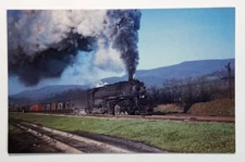 Baltimore & Ohio 7606 B&O Train Steam Locomotive Railway Postcard c1970s UNP