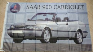 Drapeau / Bannière Saab 93 Aero - Tissu Polyester - Multicolore - Neuf - Fabriqué En France