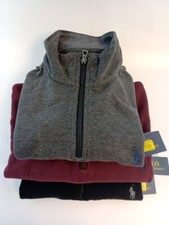 NEW Men Polo Ralph Lauren Pullover Sweatshirt Half-Zip Pony Classics 0019