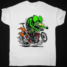 NEW Ed Roth Rat Fink Short Sleeve Cotton White All Size Shirt