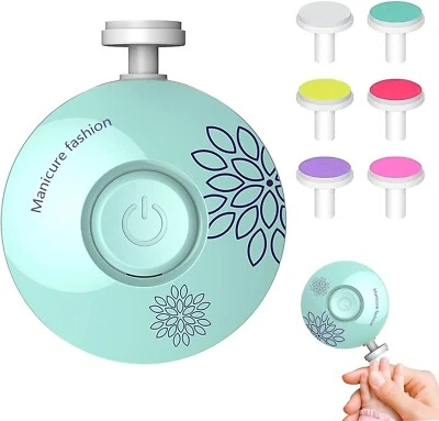 DETAILS IN DESCRIPTION baby nagelfeile elektrisch, 6 in 1 set elektrische nagelfeile für zehen und f...