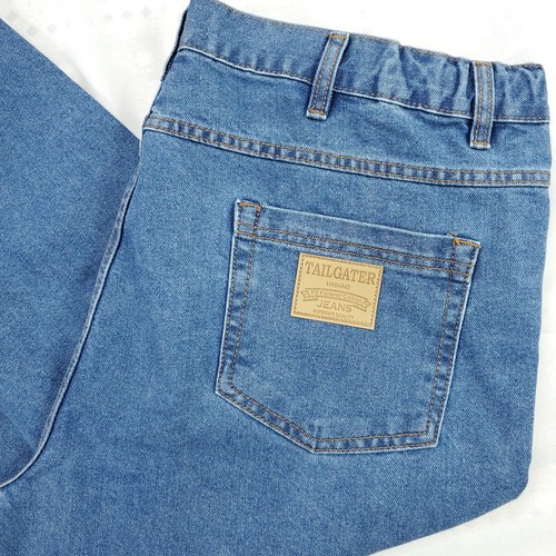 Haband Tailgater Mens Denim Blue Jeans Size 44x30 New Vintage Dead stock #f77 - Picture 3 of 16