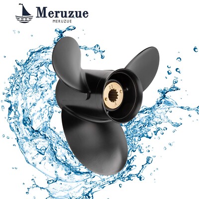 10 3/8 x 13 48-73136A45 Boat Propeller for Mercury 25-70HP 13 Spline Tooth RH