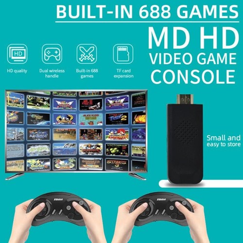 Mega Drive Classic Gaming Console WIFI Stick HD Mini Genesis MD 688 Games - Picture 2 of 6