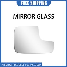 Tow Mirror Glass For 1998-2009 Dodge Ram 1500 2500 3500 4000 Passenger Side Flat