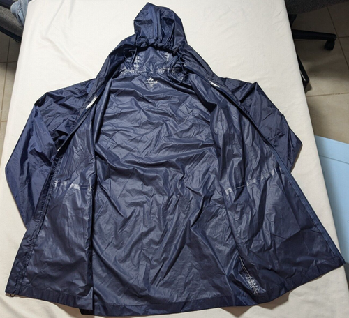 TRI-MOUNTAIN PERFORMANCE Men Small Blue Nylon Full Zip Windbreaker Rain Jacket - Picture 3 of 17