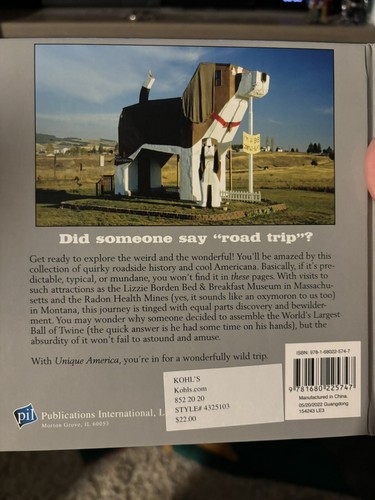 Unique America by Jeff Bahr (2016, Hardcover) for sale online | eBay