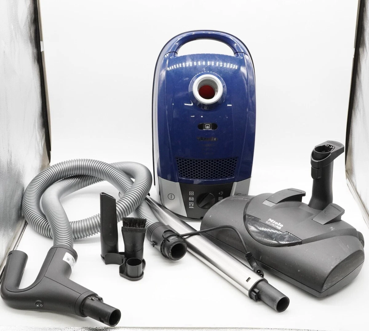 Miele Compact C2 Electro + PowerLine SDCE0 Canister Vacuum - Blue - *Read*