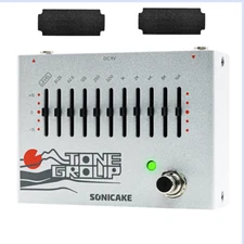 SONICAKE Tone Group 10-Band EQ Guitar Equalizer Guitar True Bypass Effects Pedal