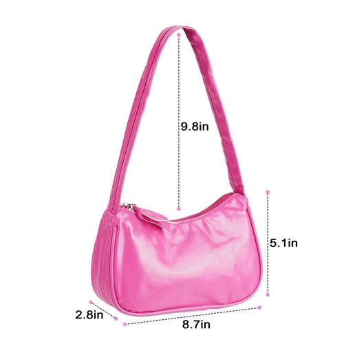 Borsa da donna in pelle PU tote bag borsetta da donna borsa a tracolla borsa ascelle - Foto 14 di 23