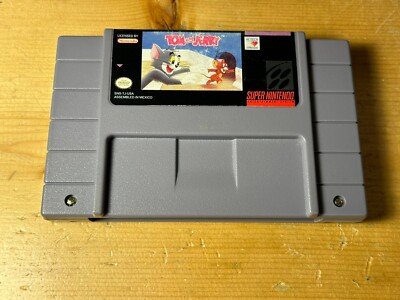 Tom and Jerry - Super Nintendo SNES Game Cartridge - Authentic & Tested S/Free !