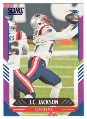 J.C. Jackson 2021 Score Purple #289 Patriots