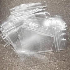 Zip Close Bags Super Crystal Clear 2" x 3" 100 bags per pack