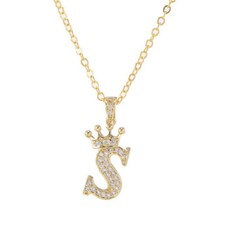 A-Z Alphabet Letter Initial Friendship Bridesmaid Ladies Gift Chain Necklace UK