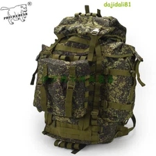 Tactical Russian EMR Camo Backpack Oxford Hunting Camping FG Knapsack 80L Bag