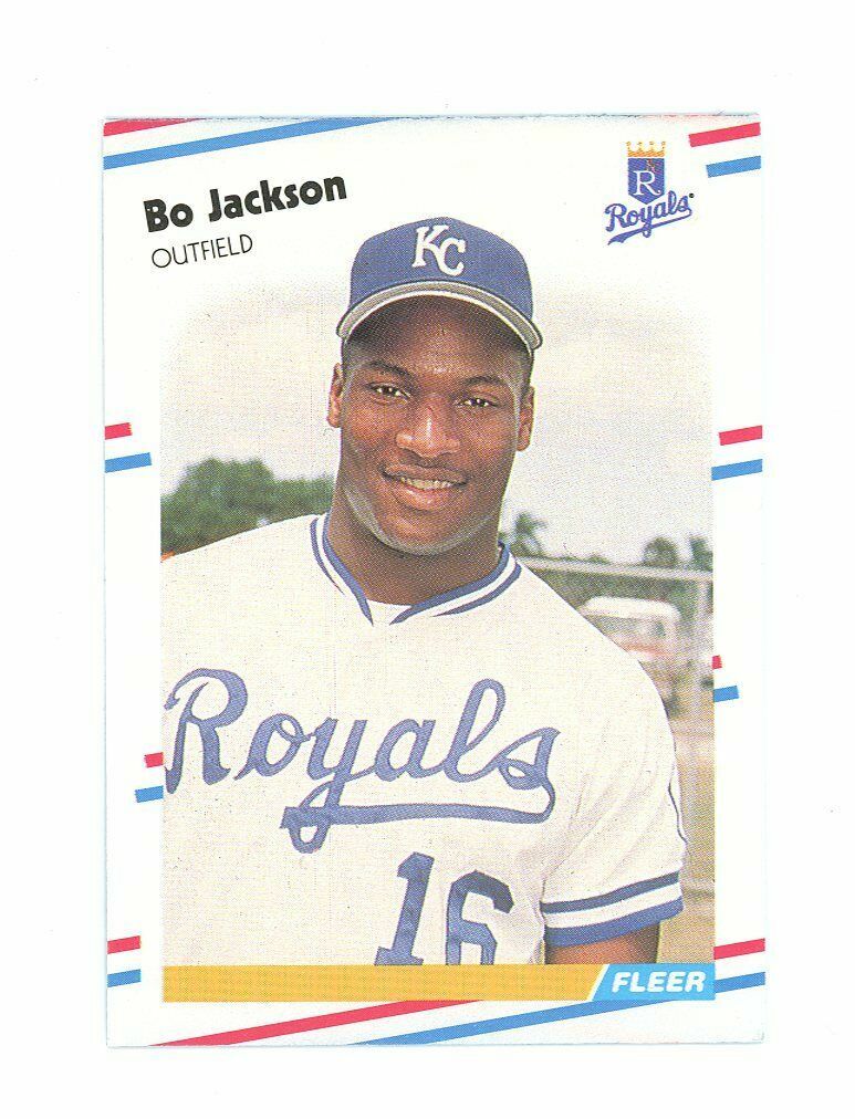 1988 Fleer #260 Bo Jackson Kansas City Royals 3rd Year Card
