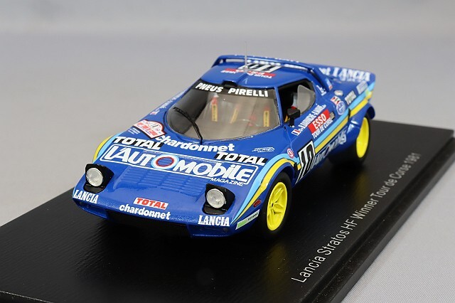 Modèle Réduit Spark 1/43 Lancia Stratos HF N°10 - Vainqueur Rallye Corse 1981 - Neuf