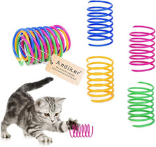 Cat Spiral Spring, 12 Pc Cat Creative Toy to Kill Time and Keep Fit Interactive